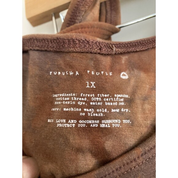 Purusha People ‘Awakening Rising’ Yoga Top 1X Snake Moon Phase RARE Crop Boho - Picture 3 of 4